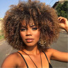 Perruque Synthétique Afro Bouclée